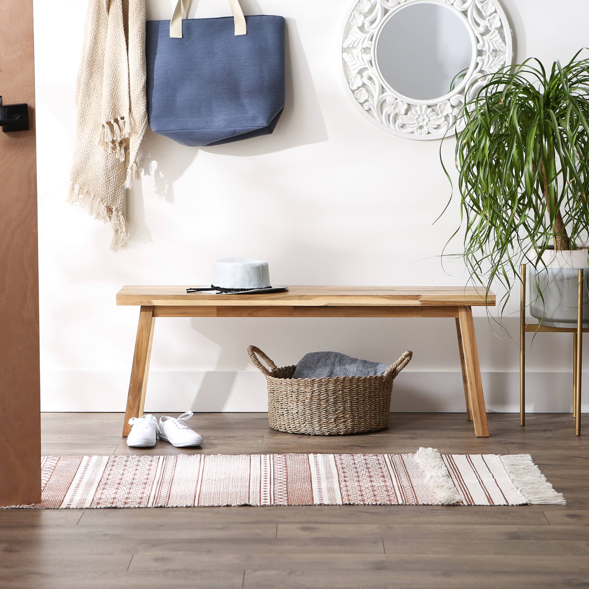 DII® Hand-Loomed Shag Rug Runner